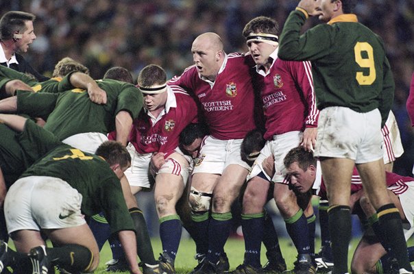 Keith Wood British Lions scrum v South Africa 1st Test 1997