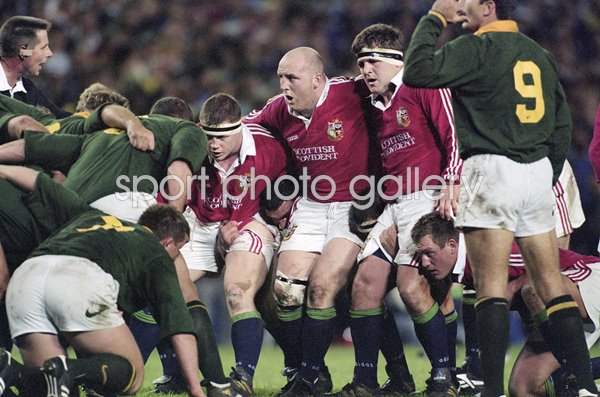 Keith Wood British Lions scrum v South Africa 1st Test ...