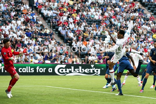 Joleon Lescott scores for England EURO 2012