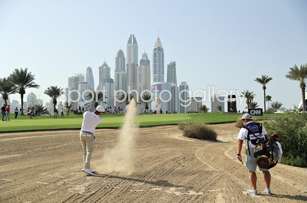 Bryson Dechambeau 8th Hole Majlis Course Dubai Desert Classic 2019