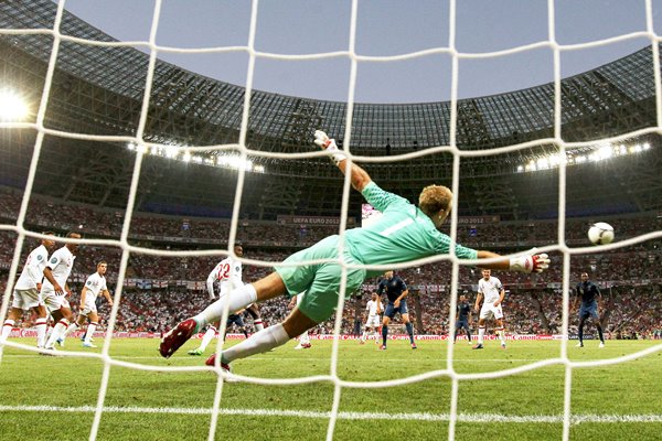 Joe Hart save England v France EURO 2012