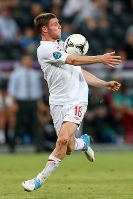 James Milner England v France Donetsk EURO 2012