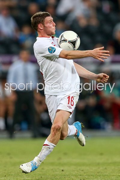 James Milner England v France Donetsk EURO 2012