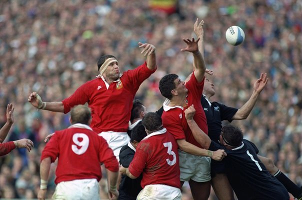 Martin Bayfield & Martin Johnson British Lions v New Zealand 1993