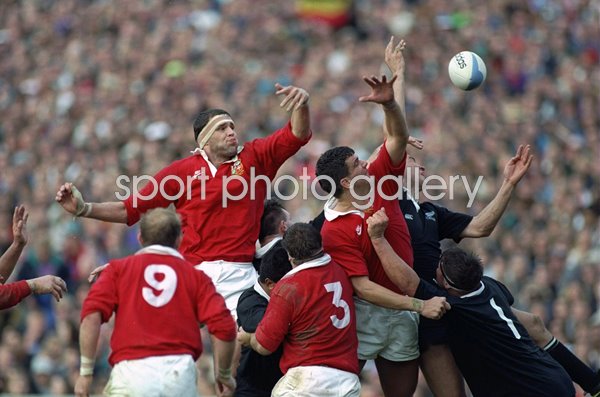 Martin Bayfield & Martin Johnson British Lions v New Zealand 1993