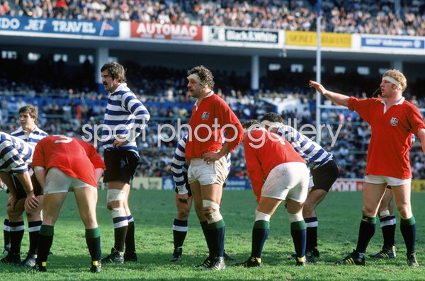 Bill Beaumont & Maurice Colclough British Lions v Western Province 1980