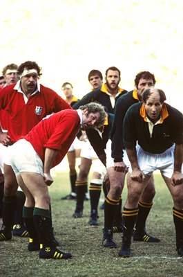 Graham Price & Bill Beaumont British Lions v South Africa 1980