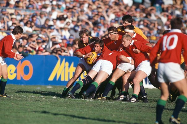 Mike Teague & Robert Jones British Lions v Australia 1989