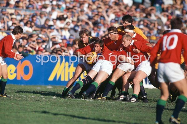 Mike Teague & Robert Jones British Lions v Australia 1989