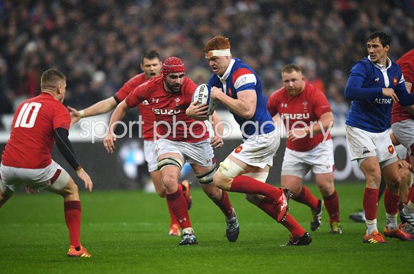 Felix Lambey France v Wales Paris Six Nations 2019