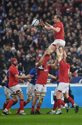 Alun Wyn Jones Wales v France Paris Six Nations 2019