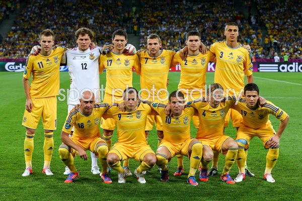 Ukraine team v Sweden Kiev EURO 2012