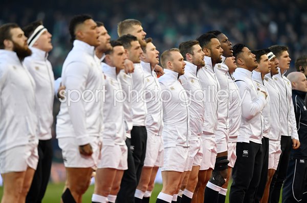 England team v Ireland Dublin Six Nations 2019