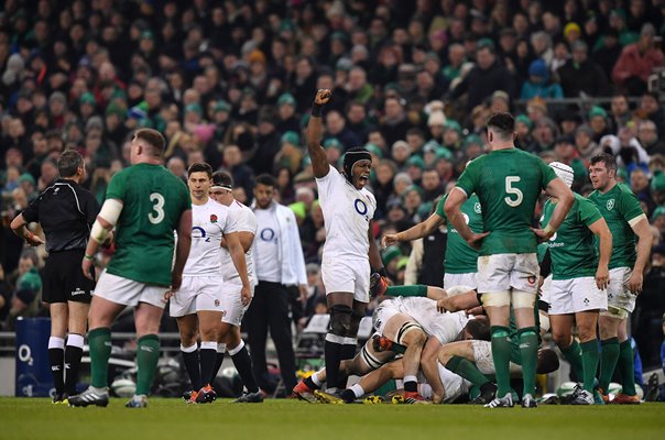 Maro Itoje England v Ireland Dublin Six Nations 2019