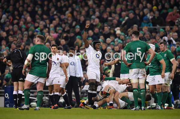 Maro Itoje England v Ireland Dublin Six Nations 2019