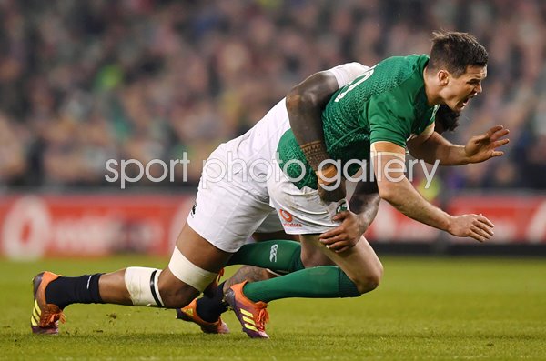 Courtney Lawes England v Jonathan Sexton Ireland 2019