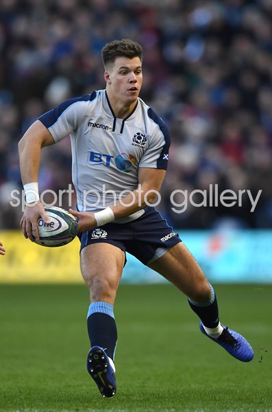 Huw Jones Scotland v Italy Murrayfield Six Nations 2019
