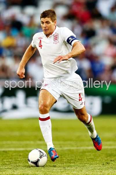 Steven Gerrard England v France EURO 2012