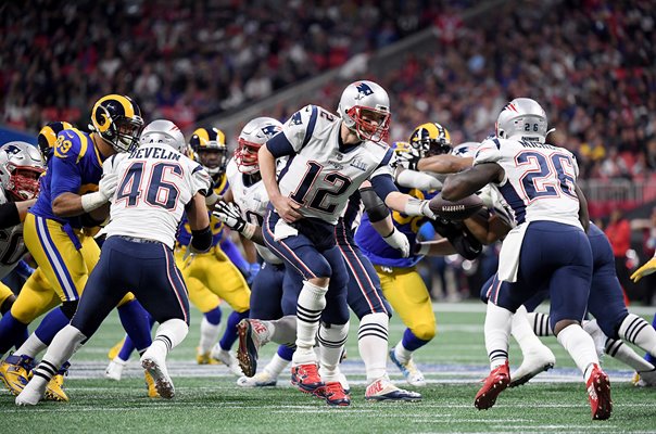 Tom Brady & Sony Michel New England Patriots Super Bowl 2019