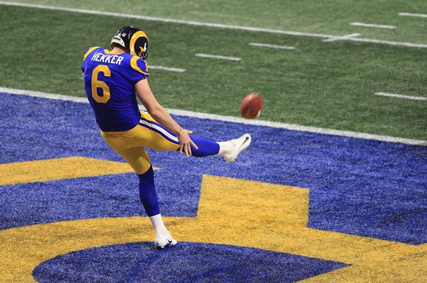 Johnny Hekker Los Angeles Rams Punter v Patriots Super Bowl 2019