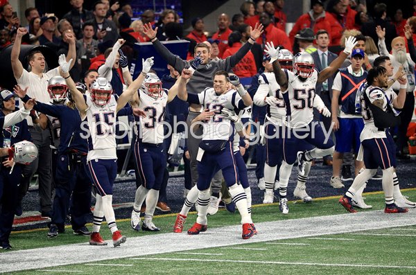  New England Patriots celebrate Super Bowl win Atlanta 2019