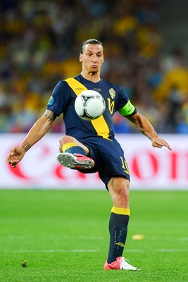Zlatan Ibrahimovic Sweden v Ukraine EURO 2012