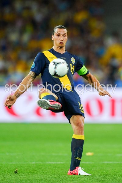 Zlatan Ibrahimovic Sweden v Ukraine EURO 2012