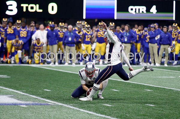 Stephen Gostkowski New England Patriots Field Goal Super Bowl 2019