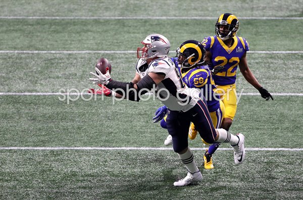 Rob Gronkowski Patriots 4th Quarter Catch Super Bowl 2019