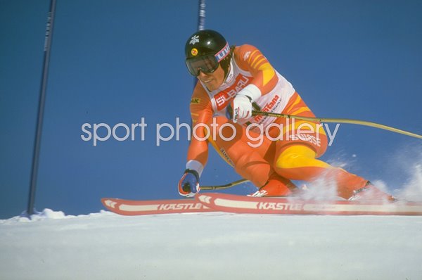 Pirmin Zurbriggen Switzerland Downhill Skiing Crans Montana 1987