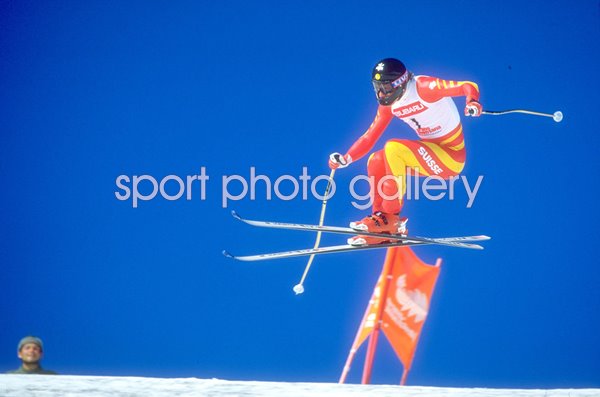 Pirmin Zurbriggen Switzerland World Cup Crans Montana 1987