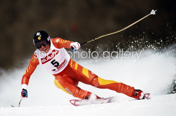 Pirmin Zurbriggen Switzerland Super G World Championships 1987