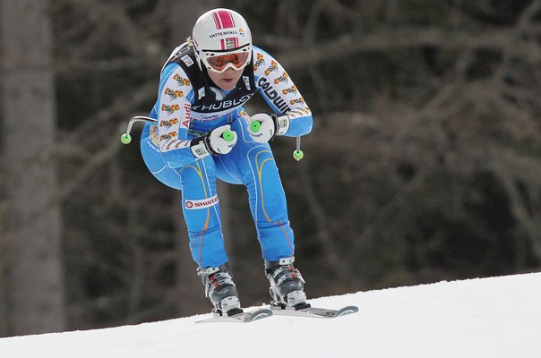 Anja Paerson Sweden Super Combined Bronze Worlds Germany 2011