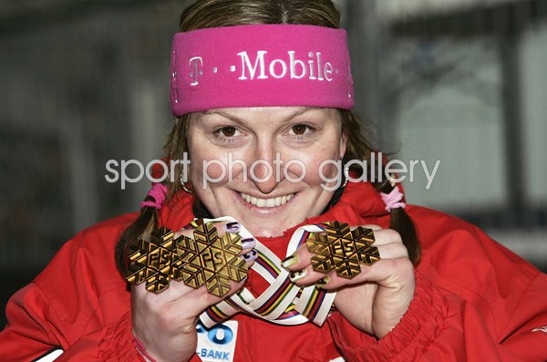 Janica Kostelic Croatia Slalom World Champion Bormio 2005