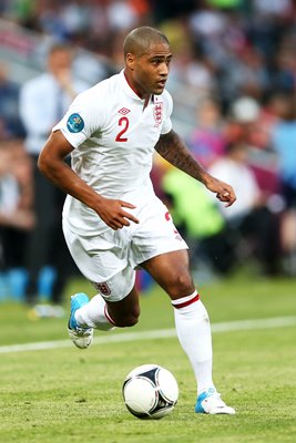 Glen Johnson England v France EURO 2012