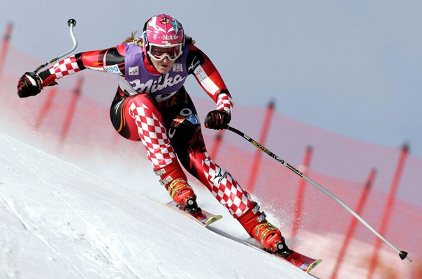 Janica Kostelic Croatia Downhill Ski World Cup St. Moritz 2006