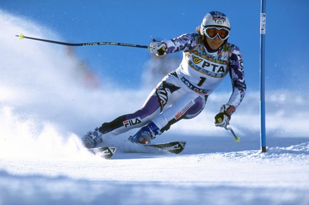 Deborah Compagnoni Italy Skiing Solden Austria 1998