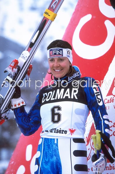 Deborah Compagnoni Italy Ski Worlds Val d'Isere France 1998
