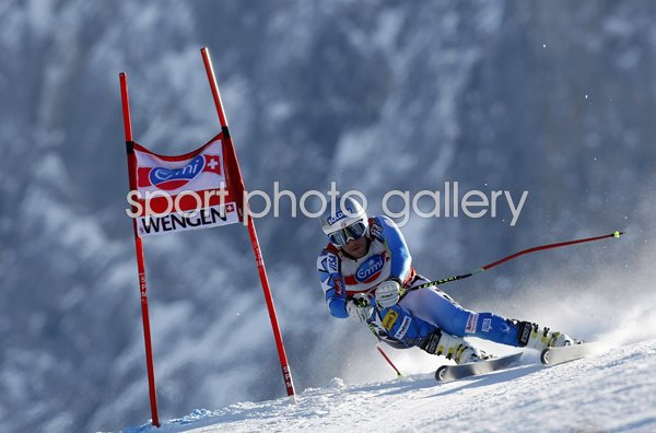 Bode Miller USA Downhill Training World Cup Wengen 2012