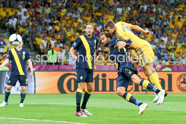 Andriy Shevchenko scores for Ukraine EURO 2012