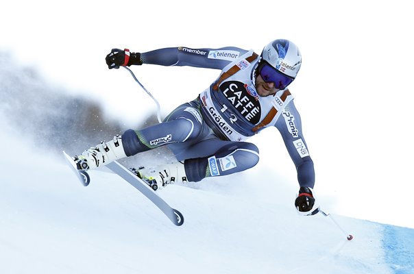 Aksel Lund Svindal Norway Ski World Cup Super G Italy 2018
