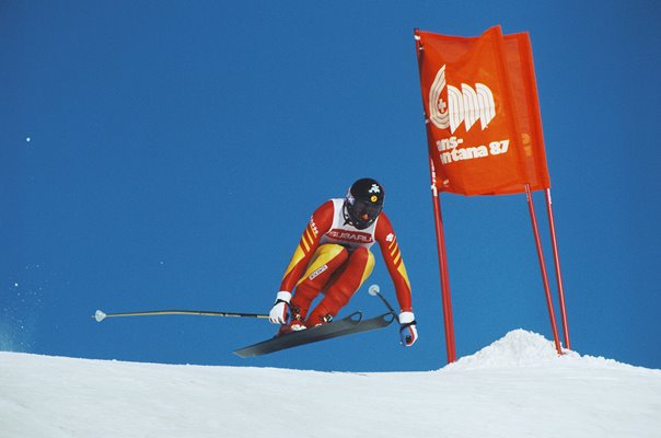 Pirmin Zurbriggen Switzerland World Ski Championship 1987