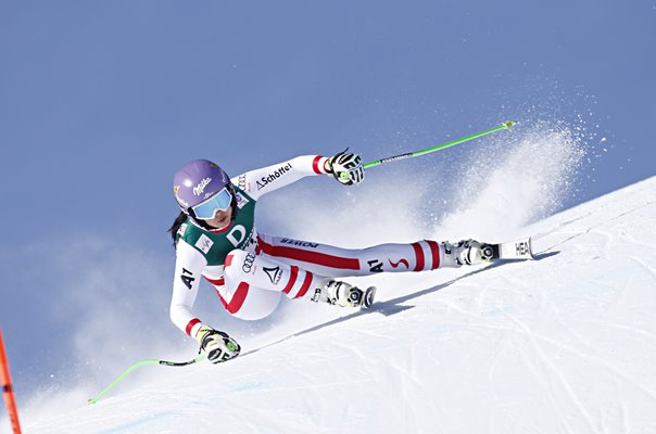 Anna Veith Austria Ski World Cup Downhill St Moritz 2017