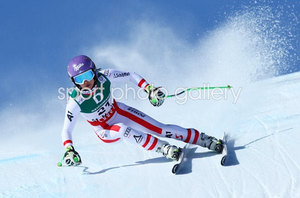 Anna Veith Austria Ski World Cup Downhill St Moritz Switzerland 2017