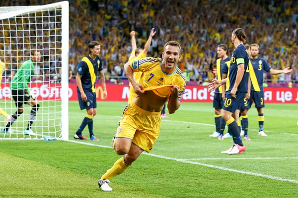 Andriy Shevchenko Ukraine v Sweden EURO 2012