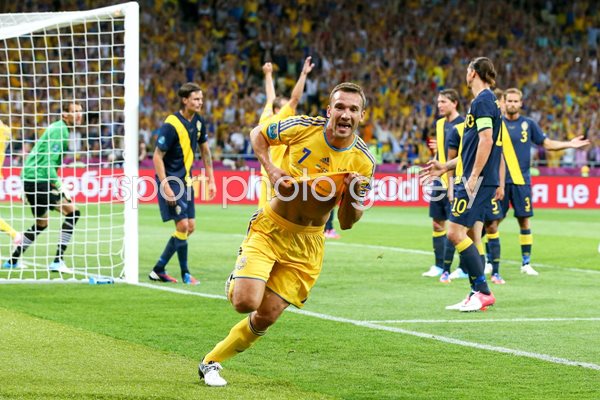Andriy Shevchenko Ukraine v Sweden EURO 2012