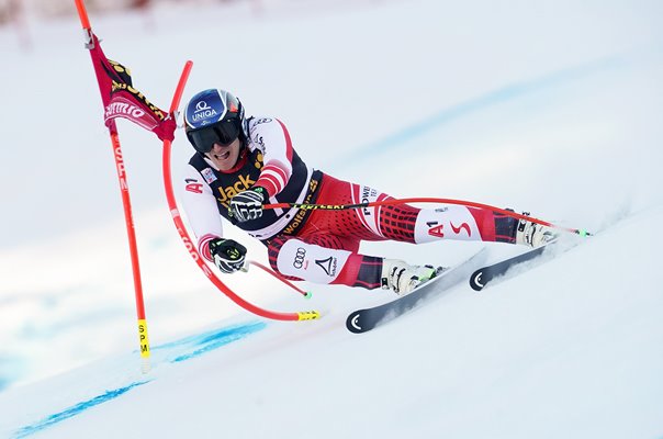 Matthias Mayer Austria Ski World Cup Super G Bormio Italy 2018
