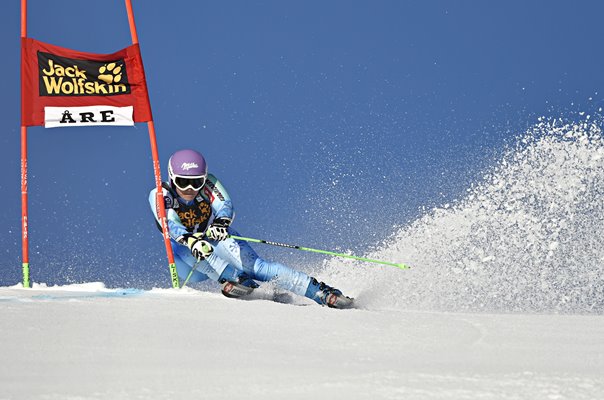 Tina Maze Slovenia Ski World Cup Giant Slalom Are Sweden 2015