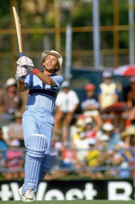 David Gower England World Series ODI v Australia Brisbane 1987