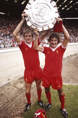 Phil Thompson & Terry McDermott Liverpool Charity Shield 1980